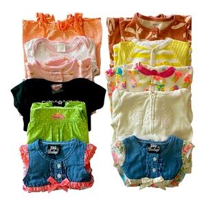 GIRLS-6-9 MONTHS BUNDLE-11 PIECES